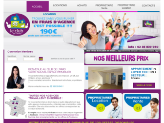 orleans.leclubdelimmo.fr website preview