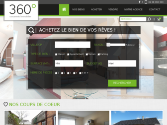 360degresimmobilier.fr website preview