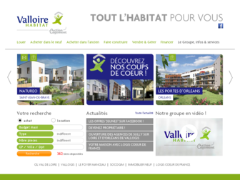 valloire-habitat.com website preview