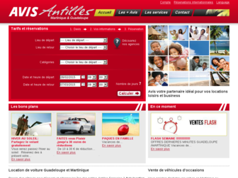 avis-antilles.fr website preview