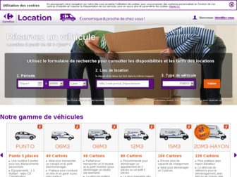 carrefourlocation.fr website preview