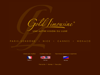 gold-limousine.com website preview