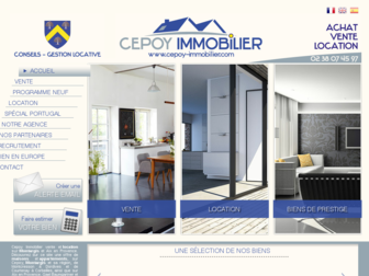 cepoy-immobilier.com website preview