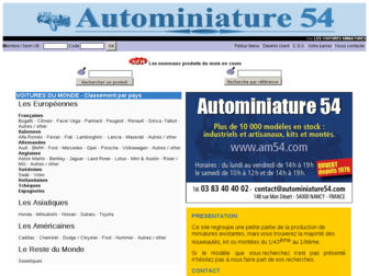 autominiature54.com website preview