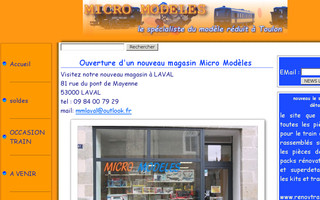 micro-modeles.fr website preview