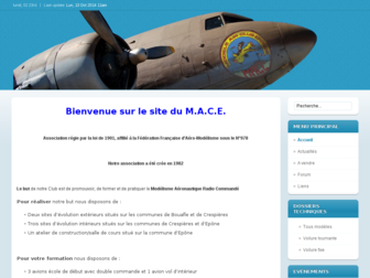 mace-club.fr website preview