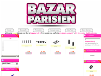 bazar-parisien.com website preview
