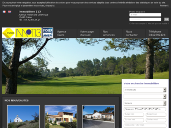 immobiliere113.fr website preview