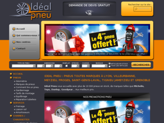 idealpneu.fr website preview