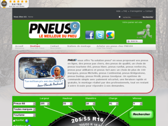 pneus9.com website preview
