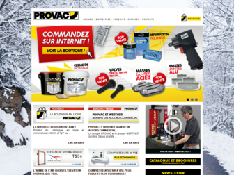 provac.fr website preview