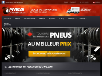 pneusarabais.com website preview