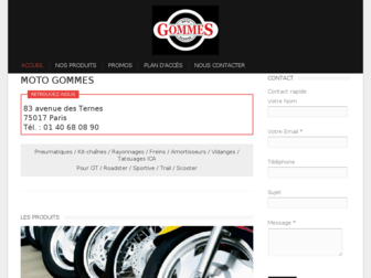 gommes-moto.fr website preview