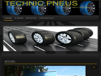 technic-pneus.fr website preview