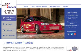 pneus-cash-autos-services.fr website preview