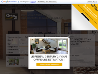century21-lutece-immobilier-paris-13.com website preview
