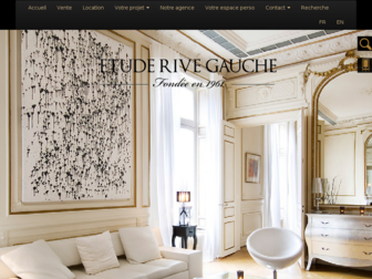 etuderivegauche.fr website preview