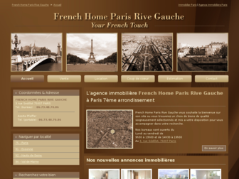immobilier-frenchhomeparis.com website preview