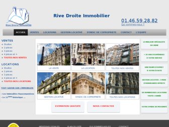rive-droite-immobilier.com website preview