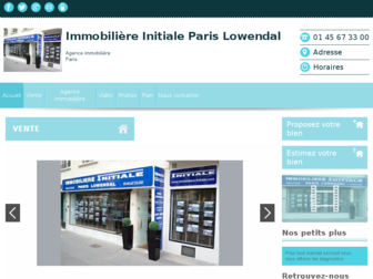 immobiliere-initiale-paris.fr website preview