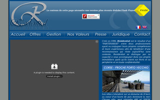 residential.fr website preview