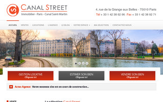 canal-street.fr website preview