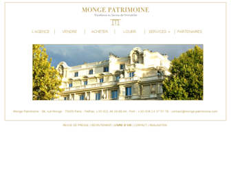 monge-patrimoine.com website preview