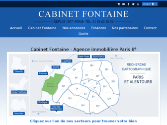cabinetfontaine-paris.fr website preview
