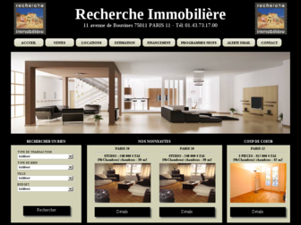 recherche-immobiliere.com website preview