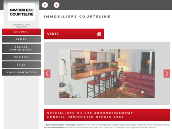 agence-immobiliere-courteline.fr website preview