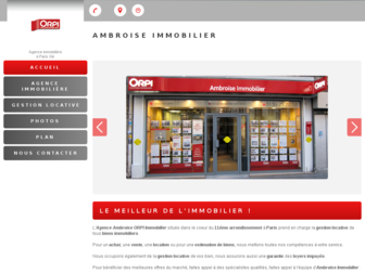 ambroise-immobilier.fr website preview