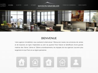 massonimmobilier.fr website preview