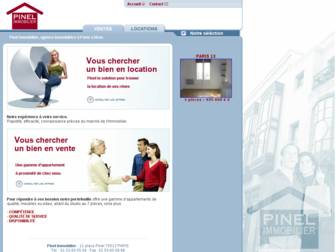 pinel-immobilier.fr website preview