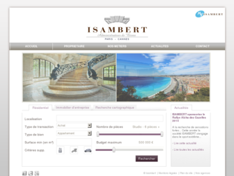isambert.fr website preview