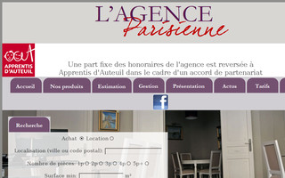 lagenceparisienne.fr website preview