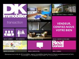dkimmobilier.fr website preview