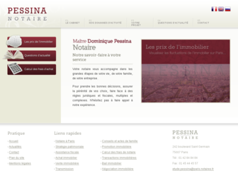 pessina.fr website preview