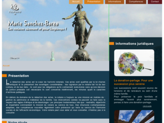 sanchez-barea-notaire.fr website preview