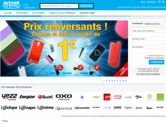 pro.avenir-telecom.com website preview