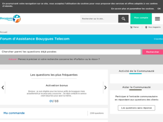 forum.bouyguestelecom.fr website preview