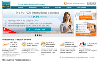 transatel-mobile.com website preview