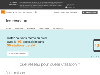 reseaux.orange.fr website preview