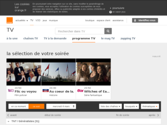 programme-tv.orange.fr website preview