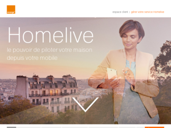 homelive.orange.fr website preview