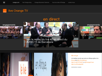 livetv.orange.com website preview