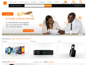pro.orangecaraibe.com website preview