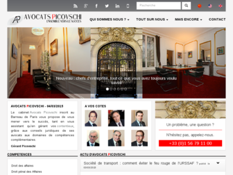 avocats-picovschi.com website preview