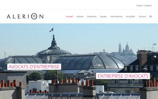 alerion-avocat-paris.fr website preview