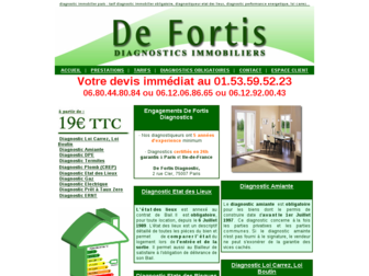 defortis-diagnostic-immobilier.com website preview