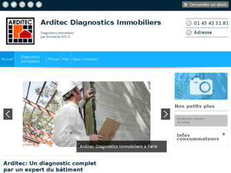 arditec-diagnostics.fr website preview